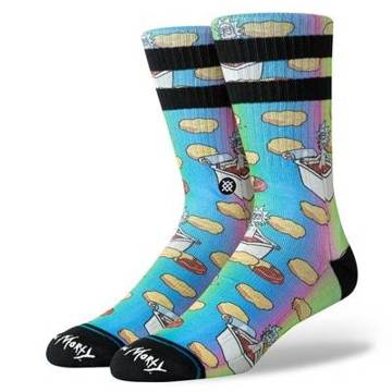 Stance Side Step Dipping Sauce Socks (Rick and Morty) 