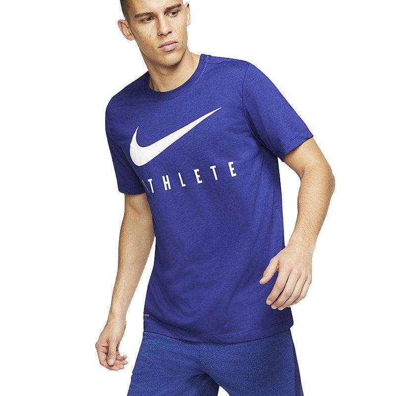 vinter Effektiv have Men's Training T-Shirt Nike Athlete Dri-FIT Blue | Men \ Training things  for him \ T-shirts Clothing \ Main Categories \ T-shirts | Unbroken Store,  CrossFit Shop