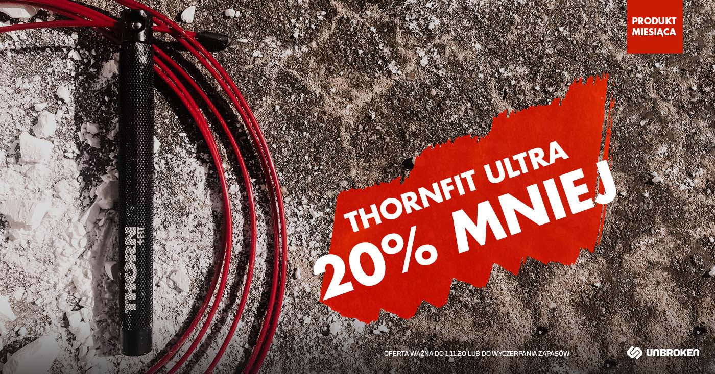 thornfit ultra 3.0 produkt miesiąca promo promocja skakanka crossfit trening siłownia