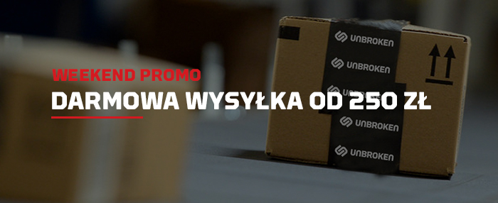 WEEKEND PROMO: DARMOWA WYSYŁKA OD 250 ZŁ