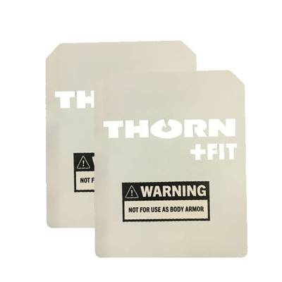 Set of Thorn Fit Weight Vest Plates 3.2 kg (2x 1.6 kg) White