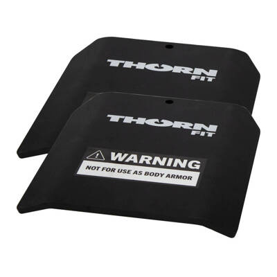 Set of Thorn Fit Weight Vest Plates 3.2 kg (2x 1.6 kg) White