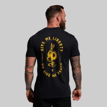 Born Primitive Give Me Liberty Men's T-Shirt