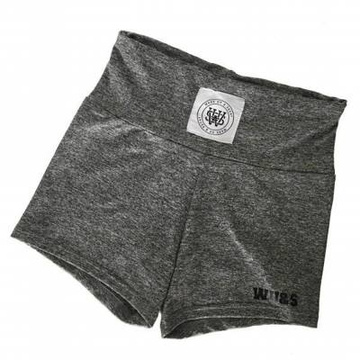 Spodenki Damskie Wake Up And Squat BASIC Grey Black