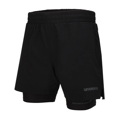 Men's Unbroken Shorts 2 in 1 Compression Legging
