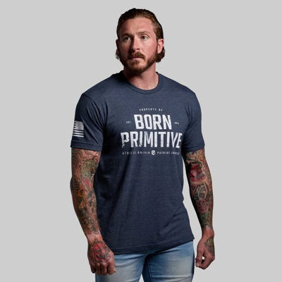 Born Primitive Property Of Born Primitive Men's Green T-Shirt