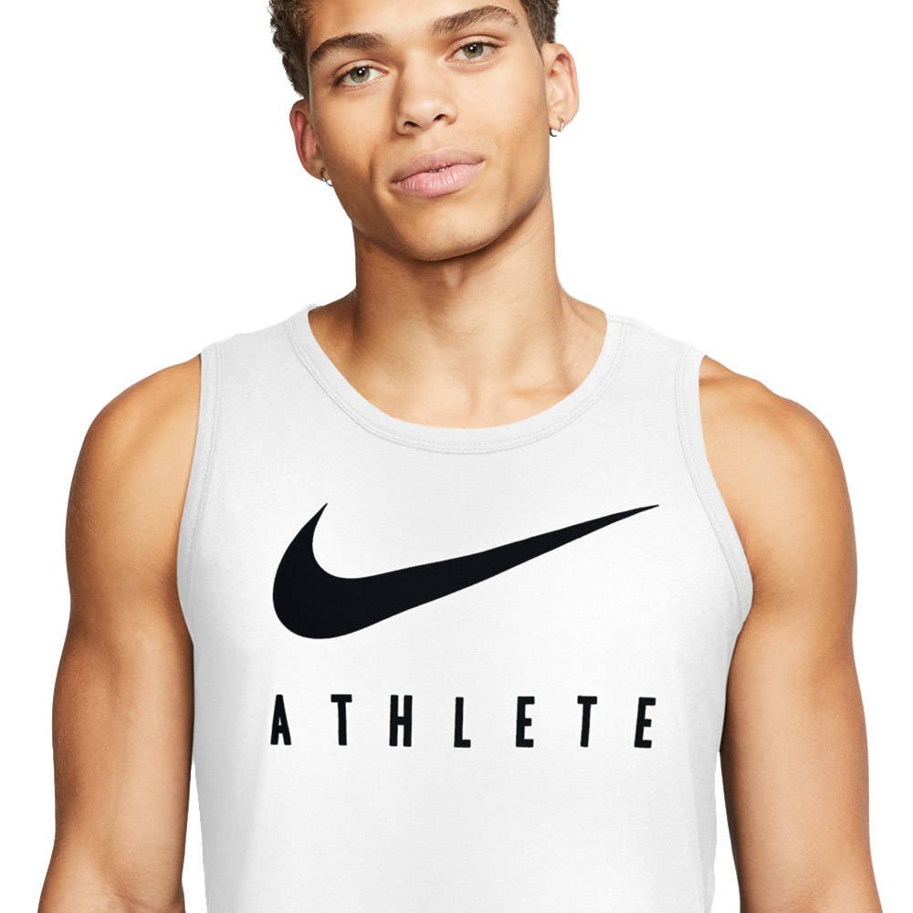 Men S Training Nike Athlete Dri Fit Tank Top White Men Training Things For Him T Shirts Men Training Things For Him Tank Tops Clothing Main Categories T Shirts