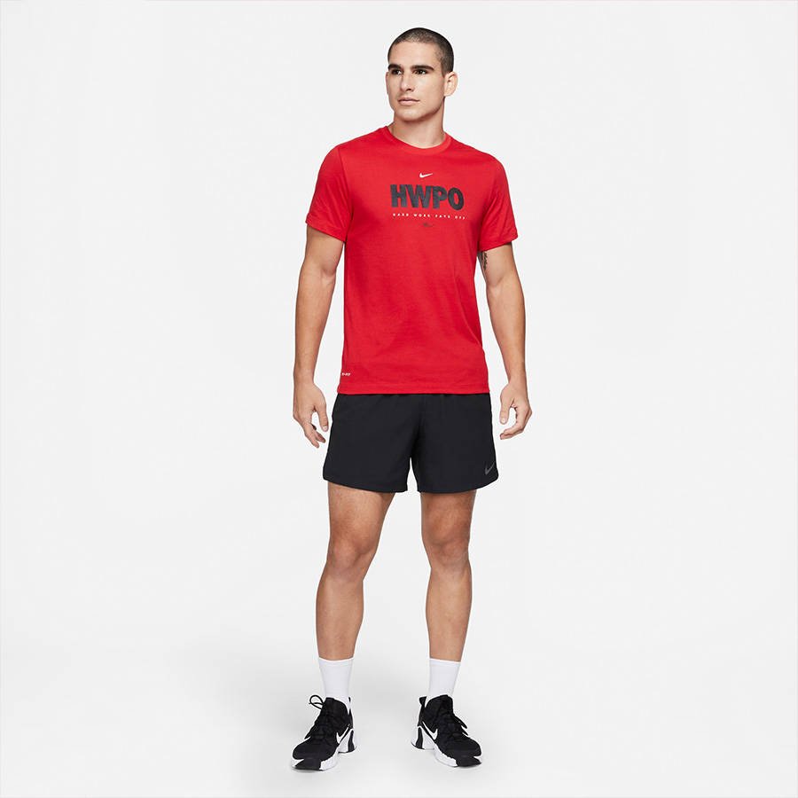 Nike Dri-FIT HWPO Men's Training T-Shirt Red | Outlet Men \ Training ...
