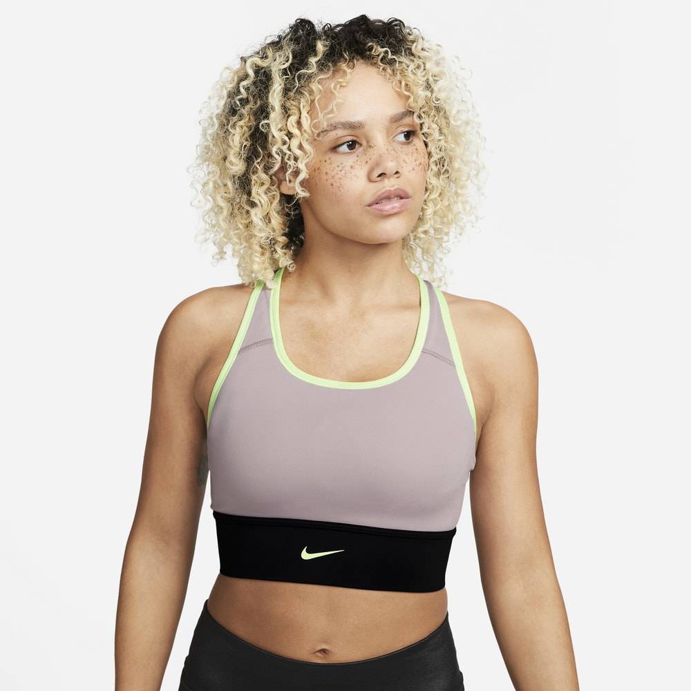Nike Womens Swoosh Dri-Fit Racerback Sports Bra 