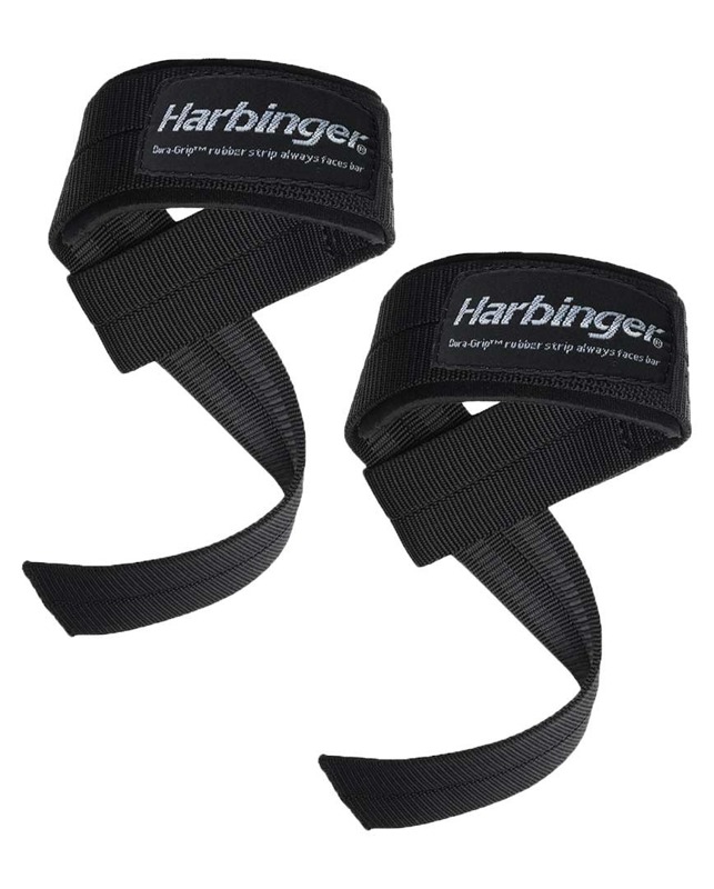Harbinger Big Grip Padded Lifting Straps Black