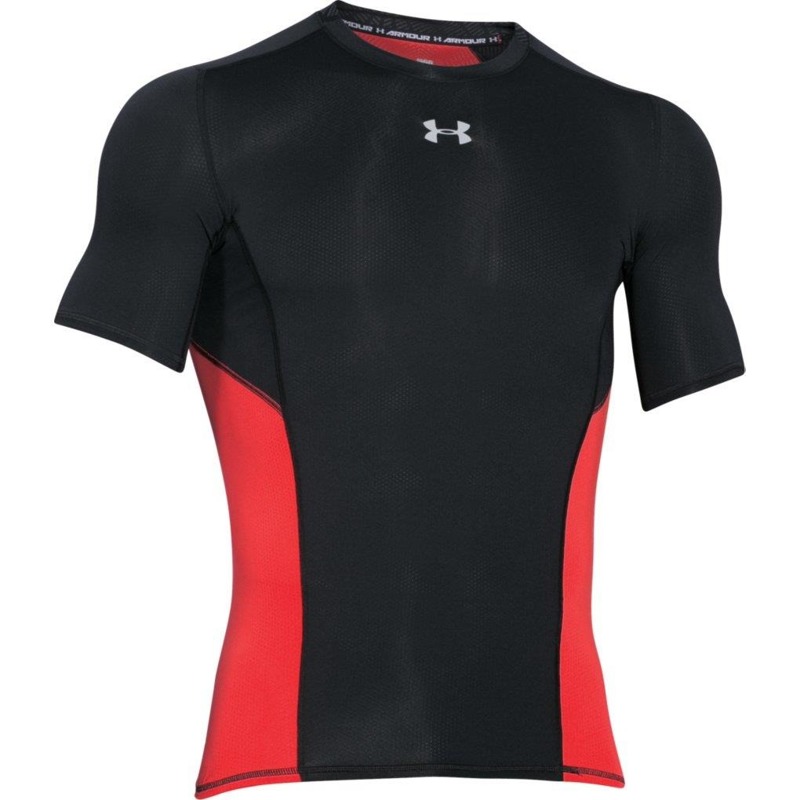 Koszulka Under Armour CoolSwitch Compression Black  Red