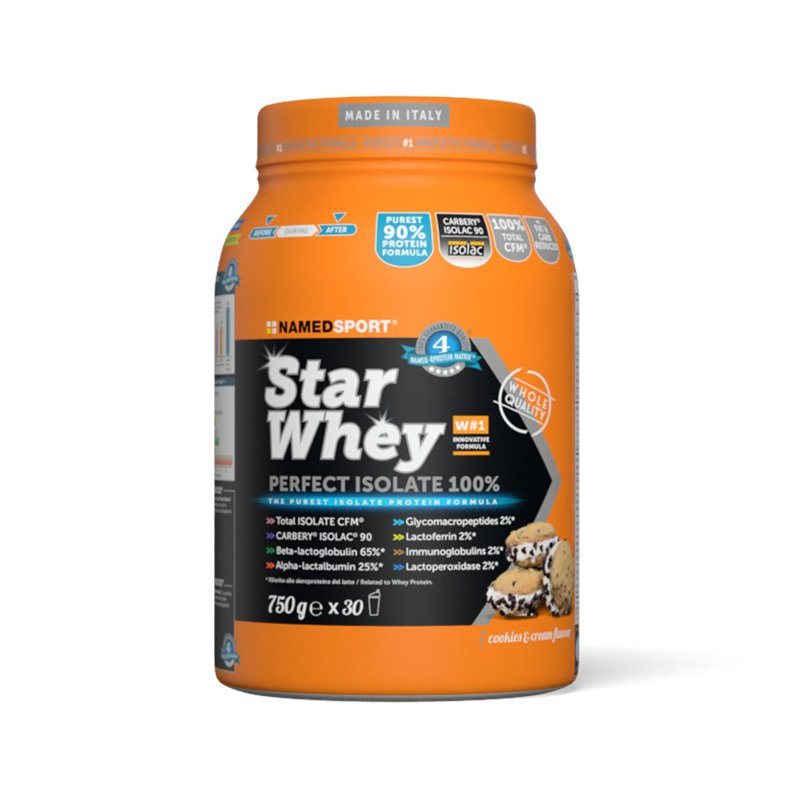 Named Sport Star Whey Isolate Cookies & Cream 750 g