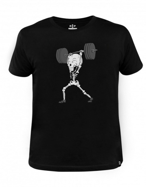 Rep In Peace Skeleton Jerk T-shirt black
