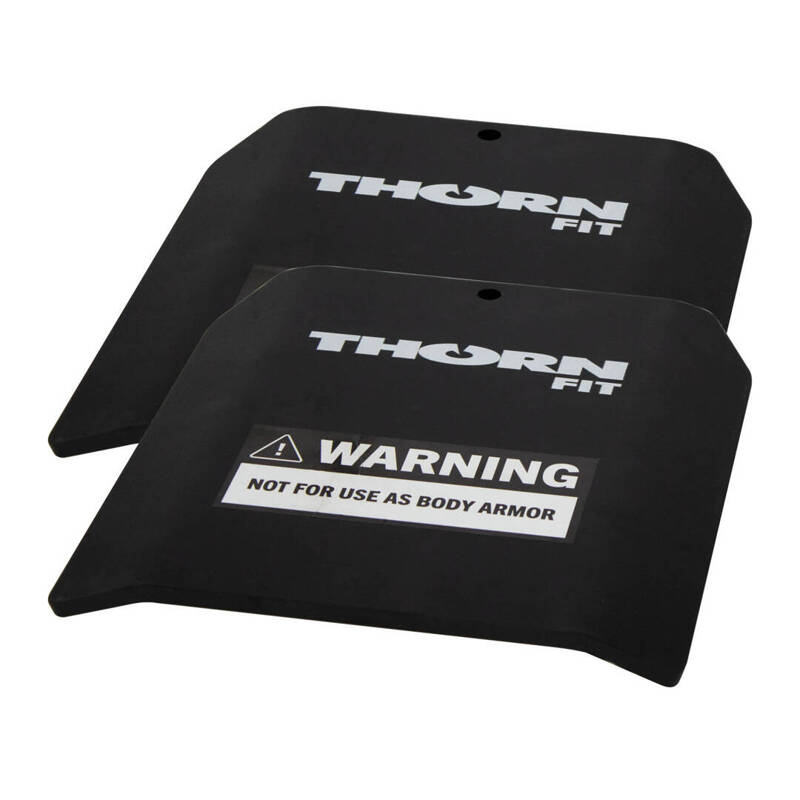 Set of Thorn Fit Weight Vest Plates 3.2 kg (2x 1.6 kg) White