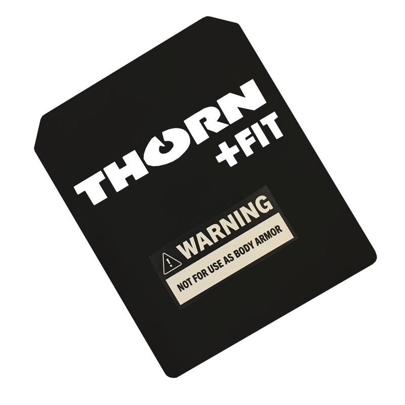 Set of Thorn Fit Weight Vest Plates 5 kg (2x 3.9 kg) Black