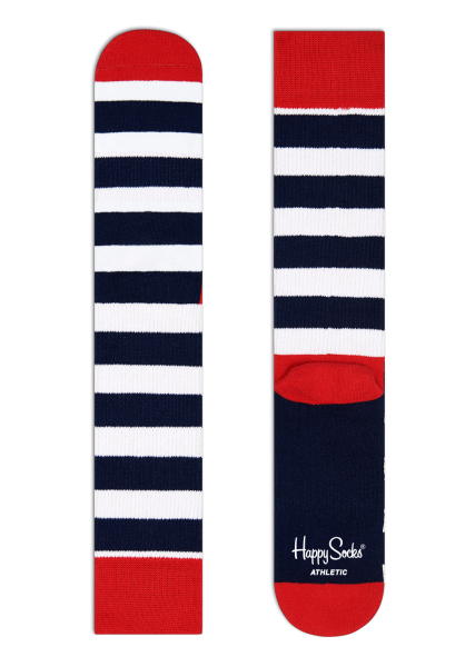 Skarpety Happy Socks Athlethic White Stripes