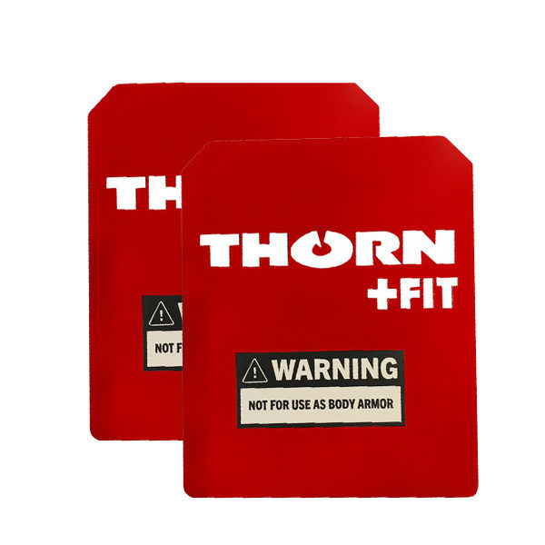 Tactical Vest Set Thorn Fit BLACK + Set of Thorn Fit Plates [Murph Woman 14 lbs / 6.5 kg]