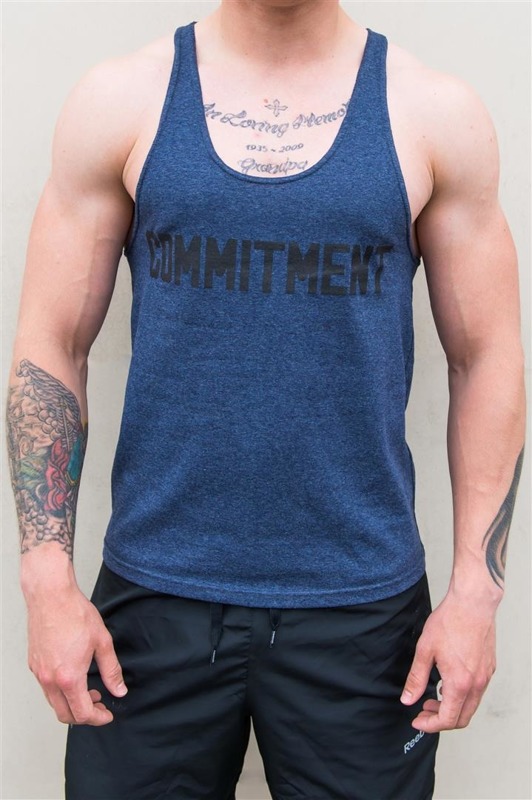Tank Top WU amp S COMMITMENT STRENGTH Blue