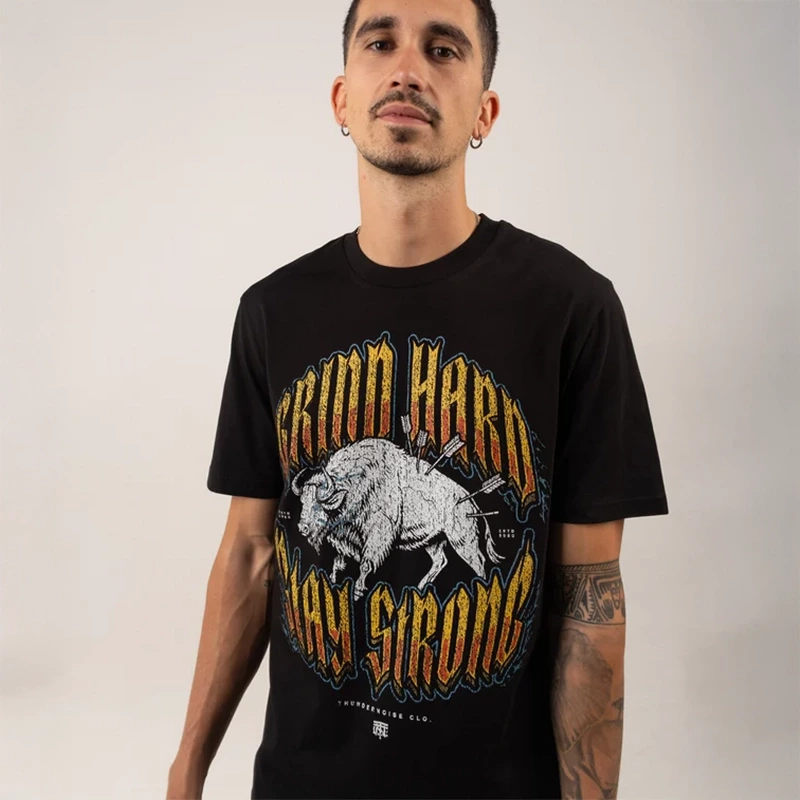 Thundernoise Grind Hard Stay Strong T-shirt 