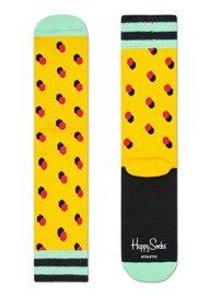 Happy Socks Athletic Shadow Dot Yellow