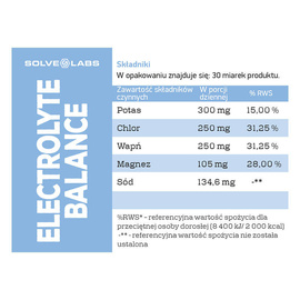 Solve Labs Electrolyte Balance 290g 