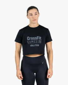Velites CrossFit® Games 25 Crop Top Holo Czarny