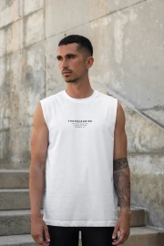 Koszulka Thundernoise Tank Top Lift Heavy Run Fast Biały