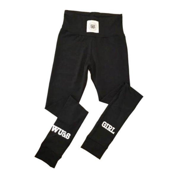 Legginsy damskie Wake Up And Squat girl black reflective