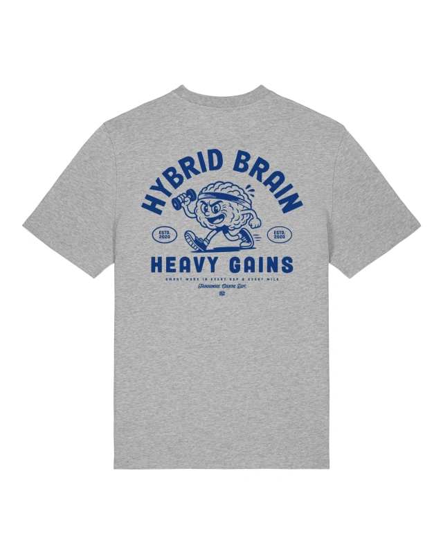 Koszulka Thundernoise Hybrid Brain Szary Melanż