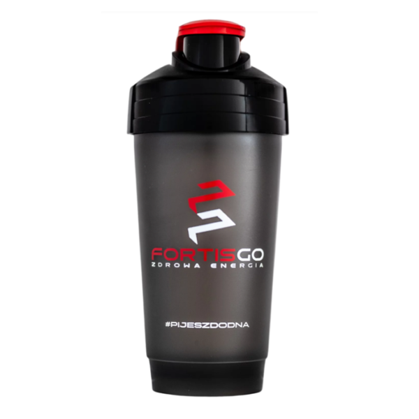 Shaker FortisGO Czarny 700 ml 