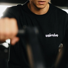 Unbroken Sketch Oversize T-shirt - Czarna