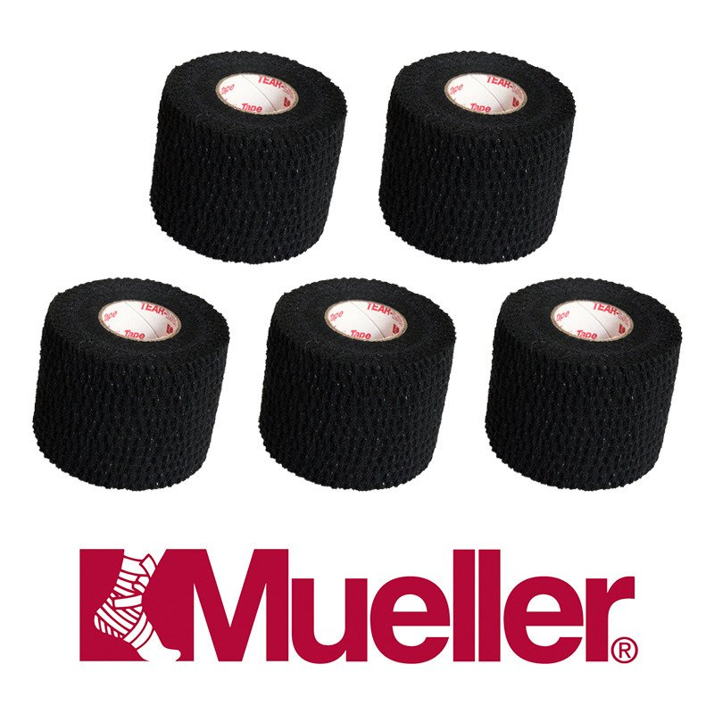 Mueller Tear light tape 6.9 m package (5 pcs.) Black