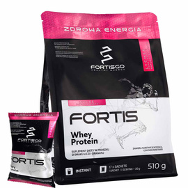 Odżywka białkowa FortisGO - Liczi / granat - 510g