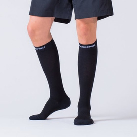 Skarpety długie Kompresyjne męskie ZEROPOINT Merino Wool Czarne 