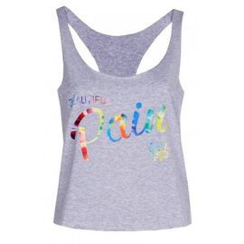 Tank Top WU amp S x Deep Trip Beautiful Pain Gray