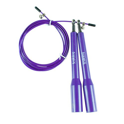 Skakanka Training Showroom Speed Rope IV 3 m fioletowa