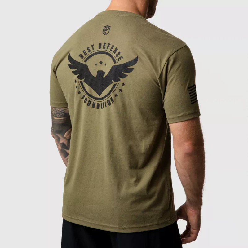 Born Primitive Best Defense Foundation Men's T-shirt