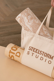 Mata do ćwiczeń Steelstorm Beżowa