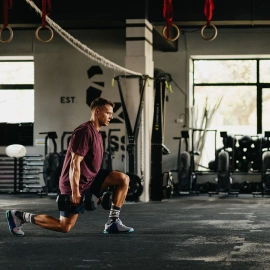 Koszulka Męska Unbroken Circle Oversize - Cherry