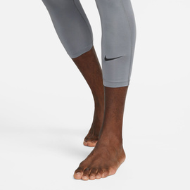 Legginsy Męskie Nike Pro 3/4 Dri-FIT Tights Szare