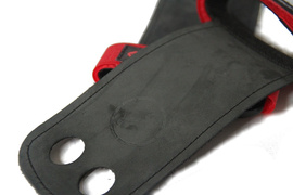 Skórki gimnastyczne UNBROKEN (para) Czarno - czerwone