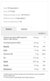 Suplementacja Prozis XCORE Z-MAN 90 kapsułek