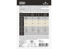 Suplementacja Solve Labs Białko Primal Whey Czekolada - kokos 500g