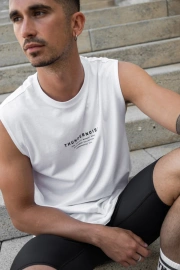 Koszulka Thundernoise Tank Top Lift Heavy Run Fast Biały