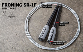 Skakanka Rogue SR 1F Rich Froning 3 m czarno-szara