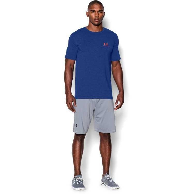 Koszulka Under Armour Charged Cotton Blue