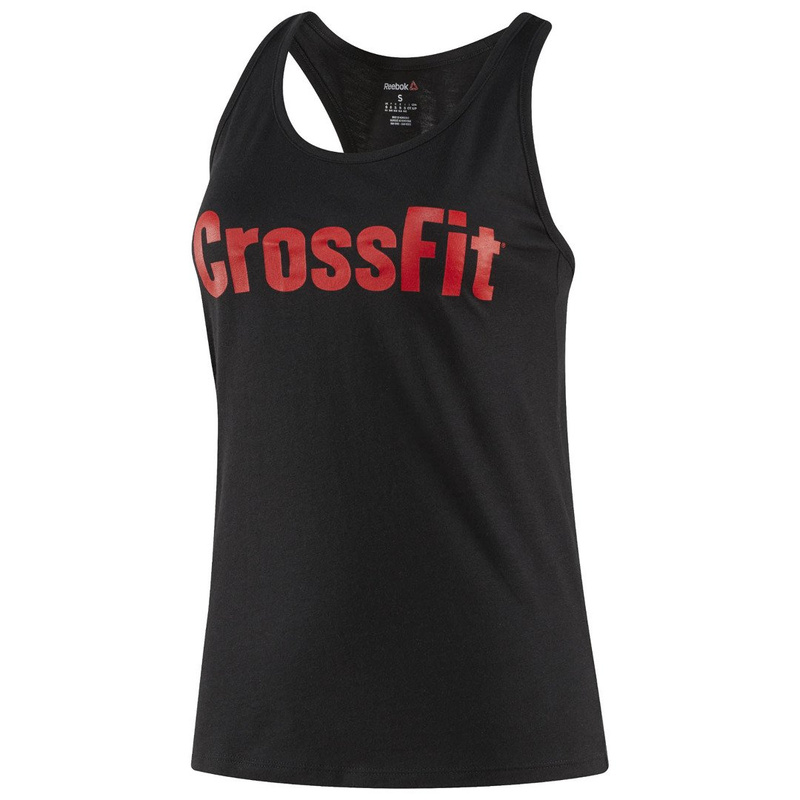 Top Damski Reebok CrossFit Forging Elite Fitness Czarny