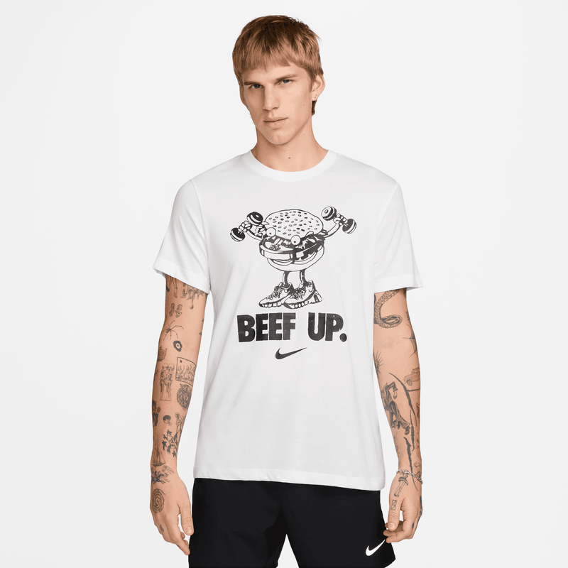 Koszulka Nike Dri-FIT Beef Up Biała