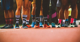  Stance Blue In The Middle Of Somewhere Socks