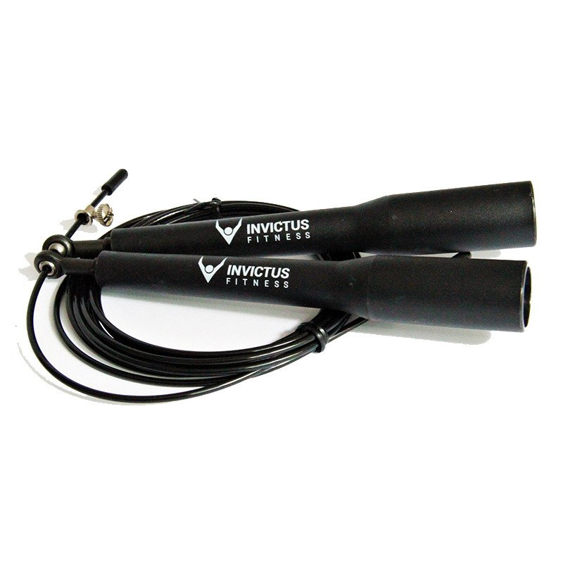 Skakanka Invictus Fitness Speed Rope F1 3 m czarna